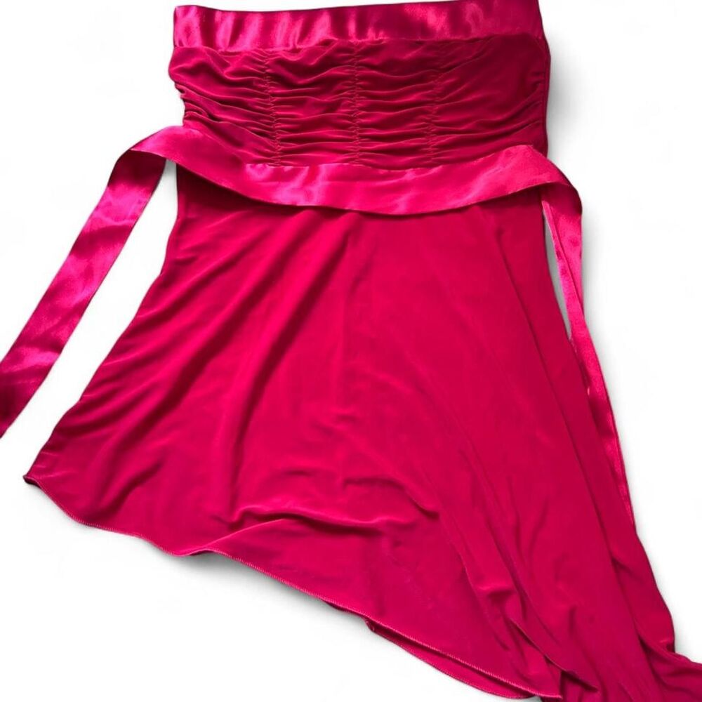 Wet-seal Women's Pink and Red Blouse